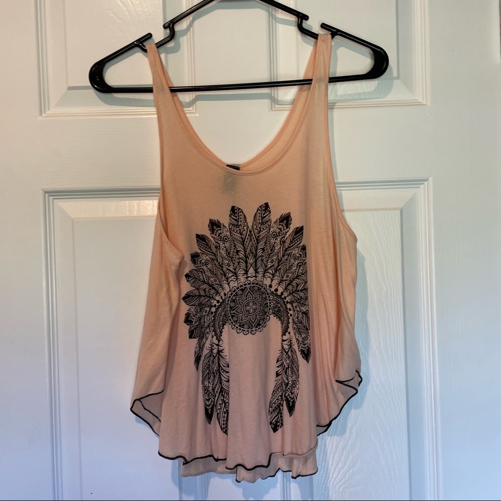 Boho Tank with Headdress